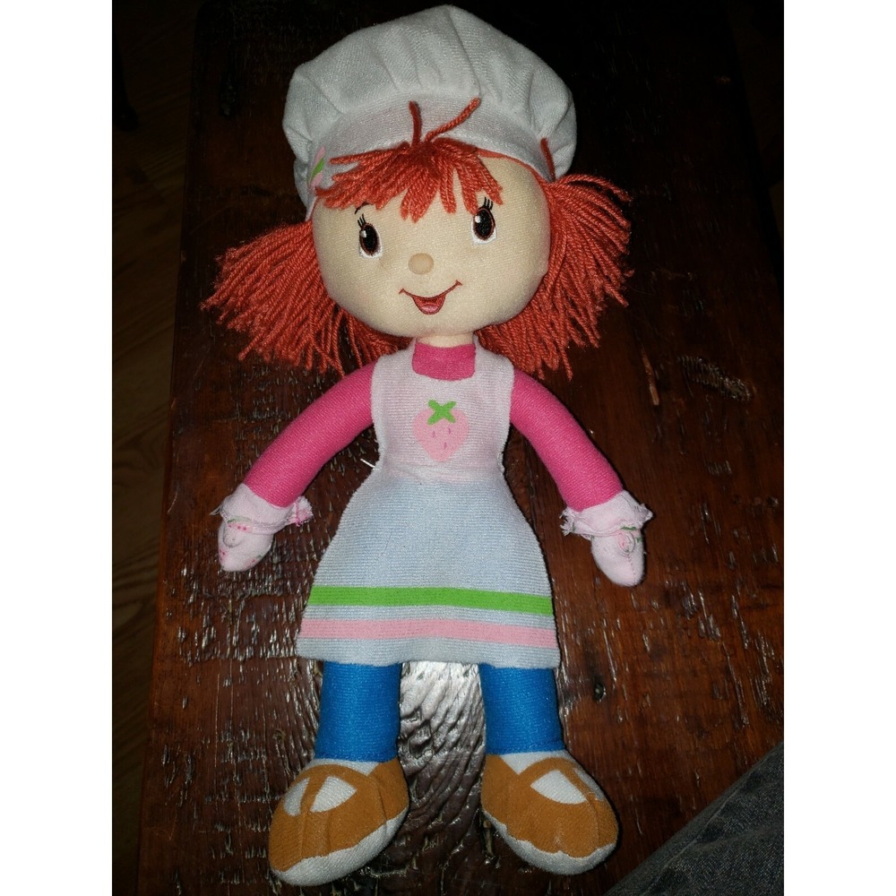 Strawberry Shortcake 2007 Kellytoy 16" Stuffed Plush Rag Doll Yarn Hair Toy Tags